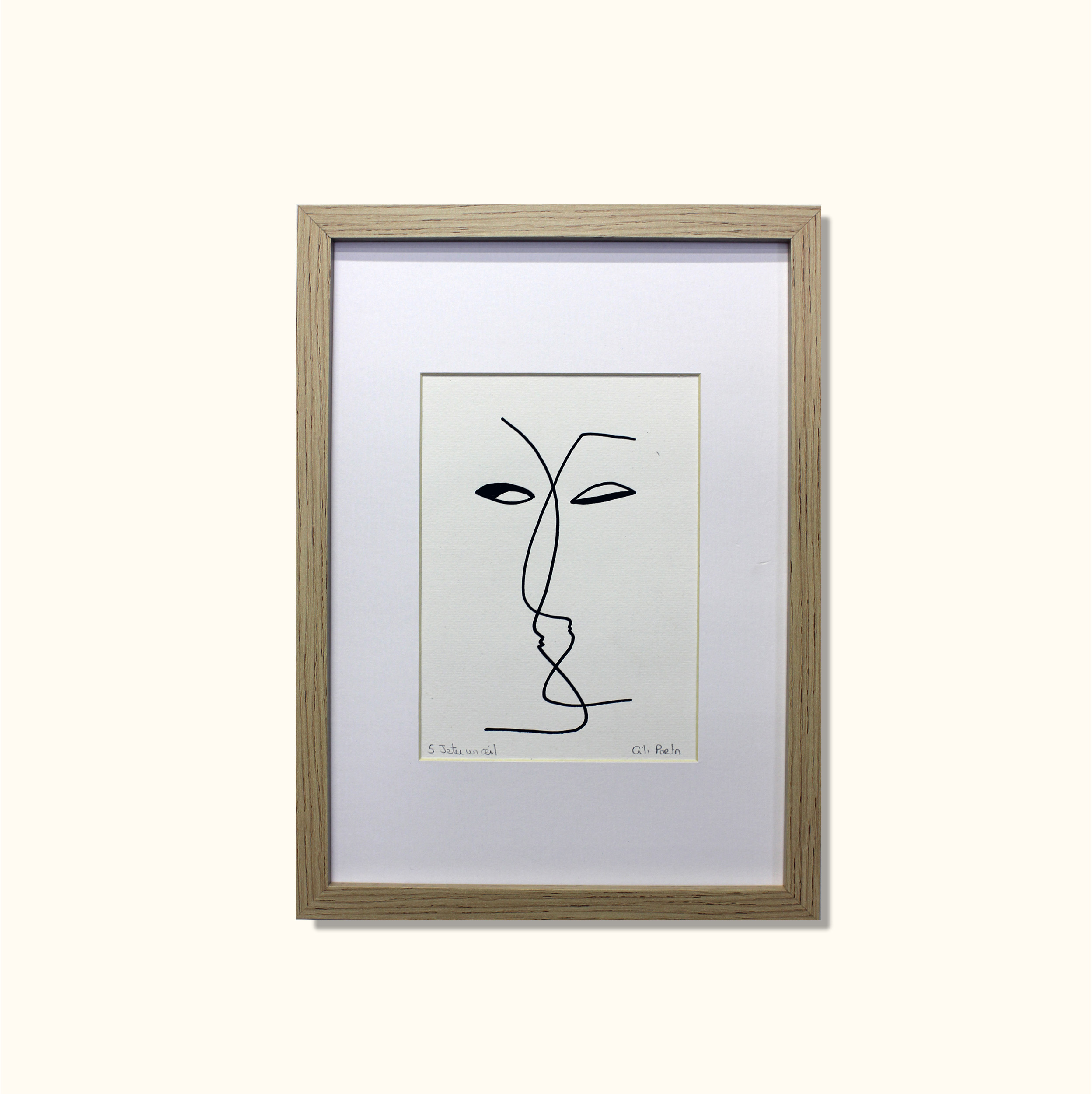 Jeter un oeil sérigraphie cili brtn