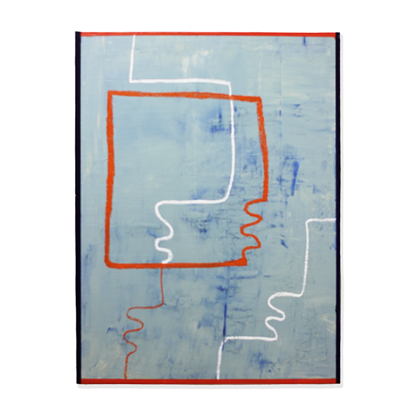 toile on s'embrasse dans les nuages - cili brtn